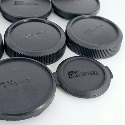 [Pre-owned] Zenza Bronica Accessories Lot — Body & Lens Caps, Extension Ring — SQ ETR — Near MINT — Japan #2989