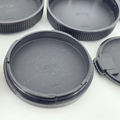 [Pre-owned] Zenza Bronica Accessories Lot — Body & Lens Caps, Extension Ring — SQ ETR — Near MINT — Japan #2989