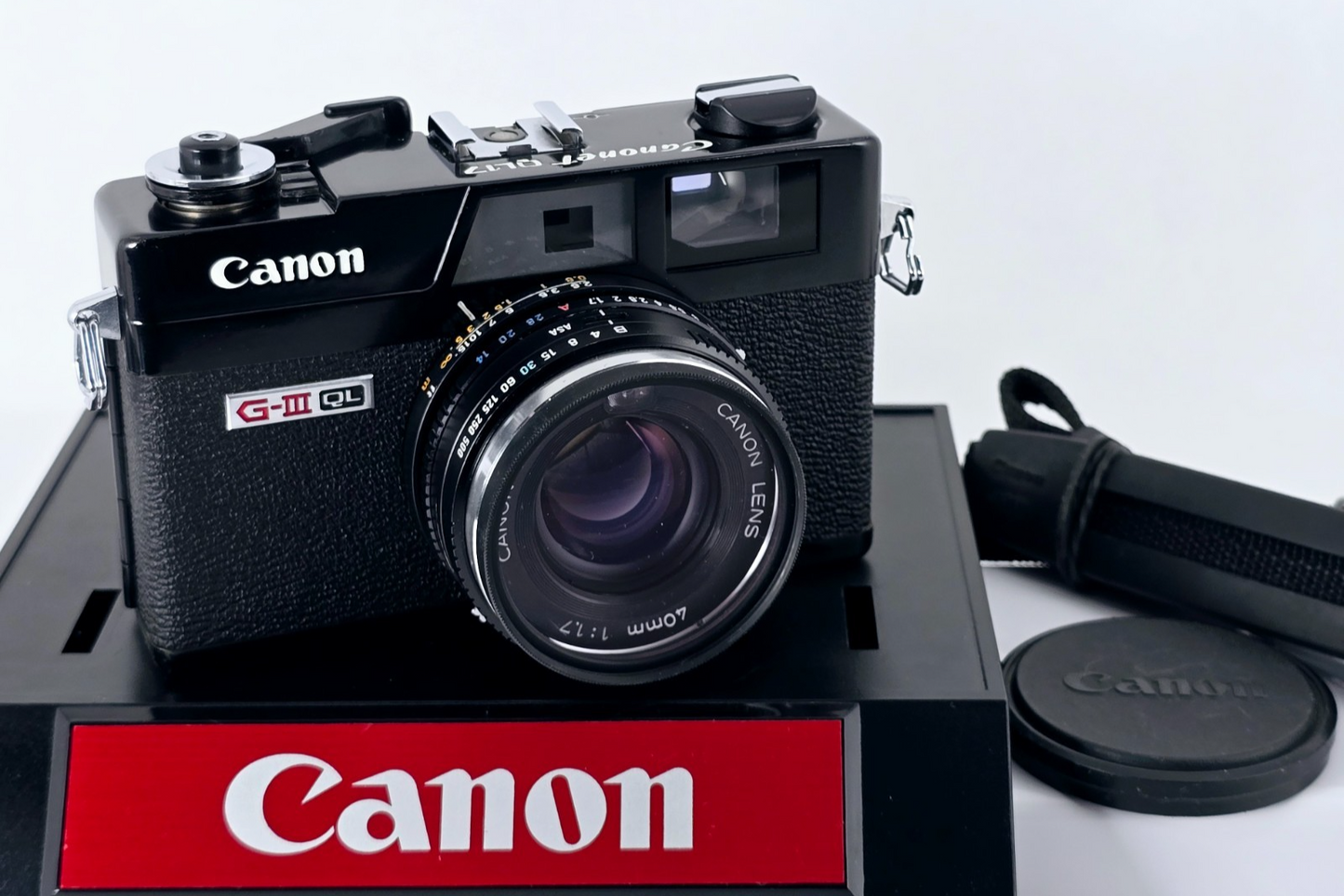 New Seal🌸[Near MINT] Canon Canonet QL17 G-III QL Black Rangefinder Camera Japan