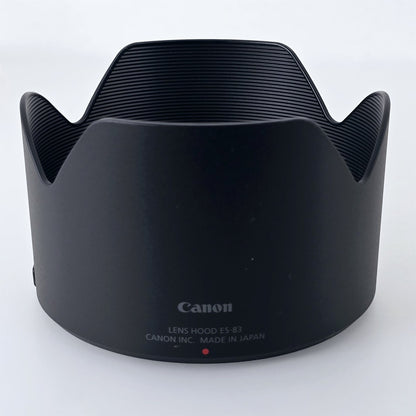 [Pre-owned] Canon ES-83 Lens Hood for RF 50mm f/1.2L USM — Top Mint — Japan #5281