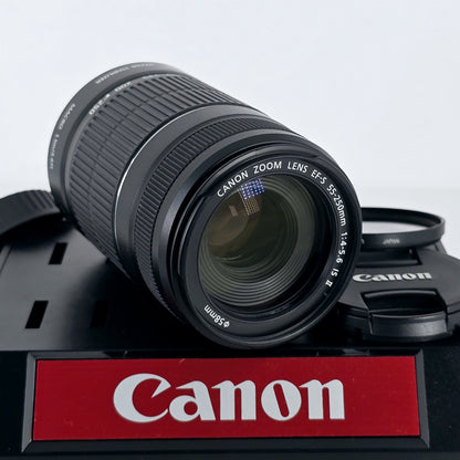 [Pre-owned] Canon EF-S 55-250mm f/4-5.6 IS II Zoom AF Lens — Near Mint+++ — Japan #5773