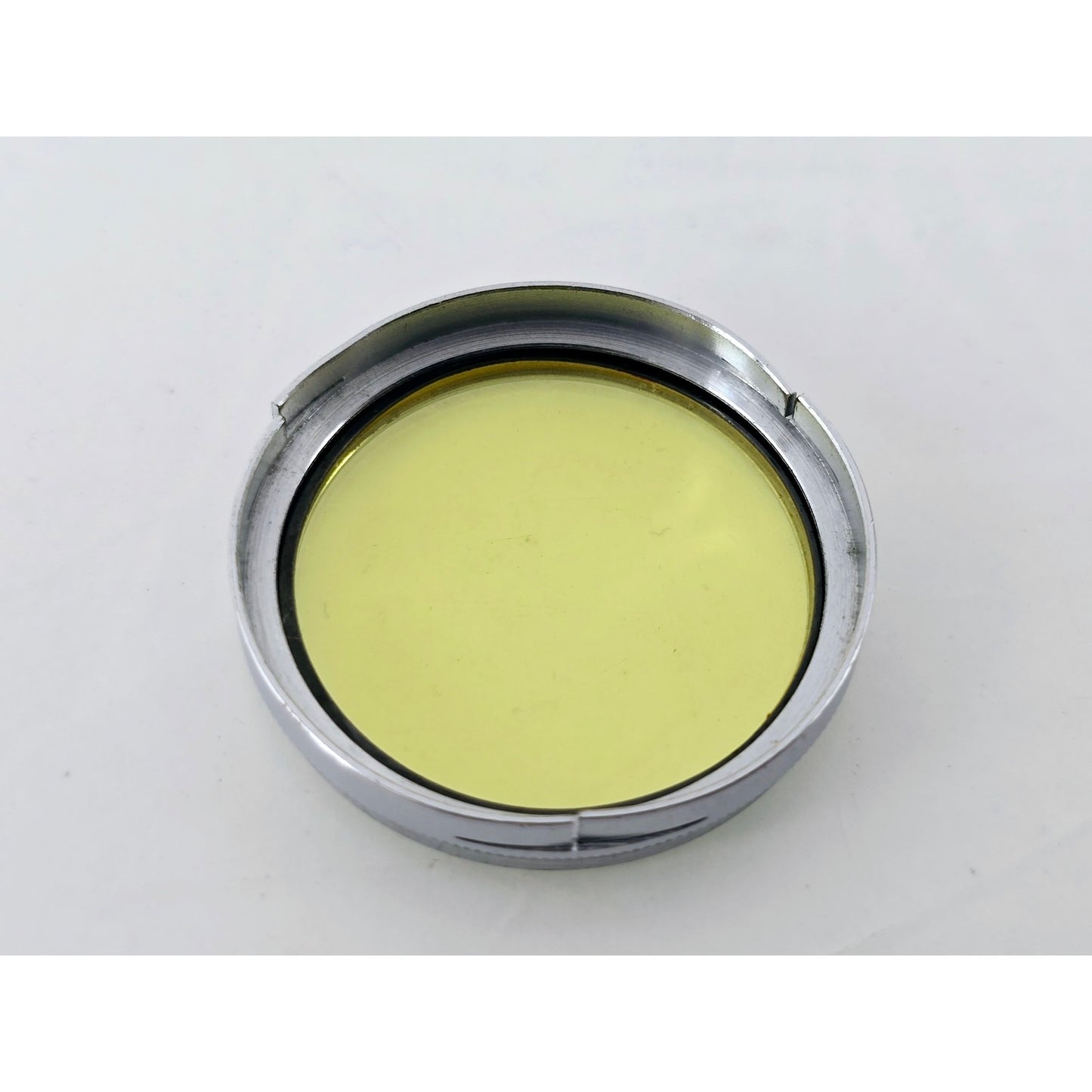 [Pre-owned] Walz 27mm Metal Lens Hood w/ 27 W.Y1 Yellow Filter — Near MINT — Japan #4041