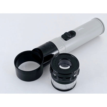 [Pre-owned] Peak Light Scale Lupe 10x Portable Magnifier No.2028 — MINT — Japan #4174