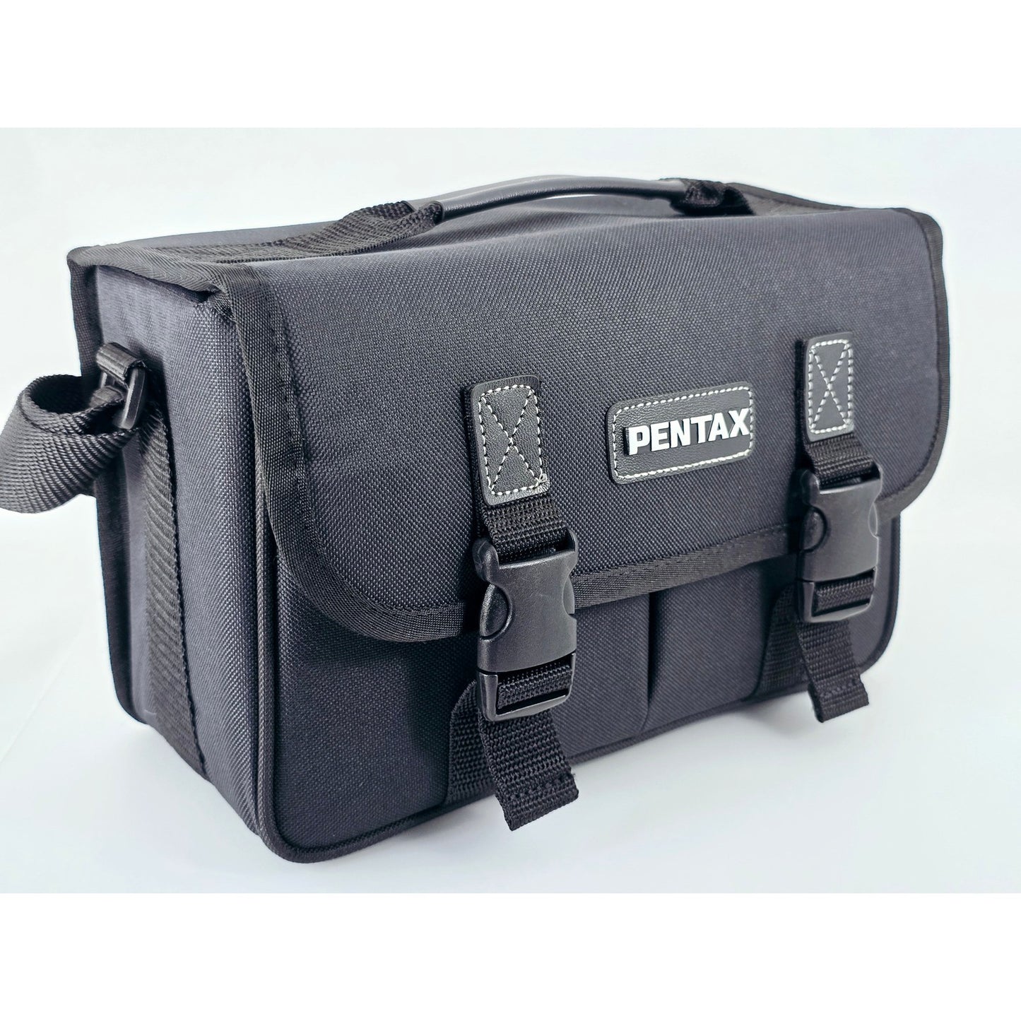 [Pre-owned] Genuine Pentax Camera Lens Shoulder Bag Nylon Black — MINT — Japan #4789