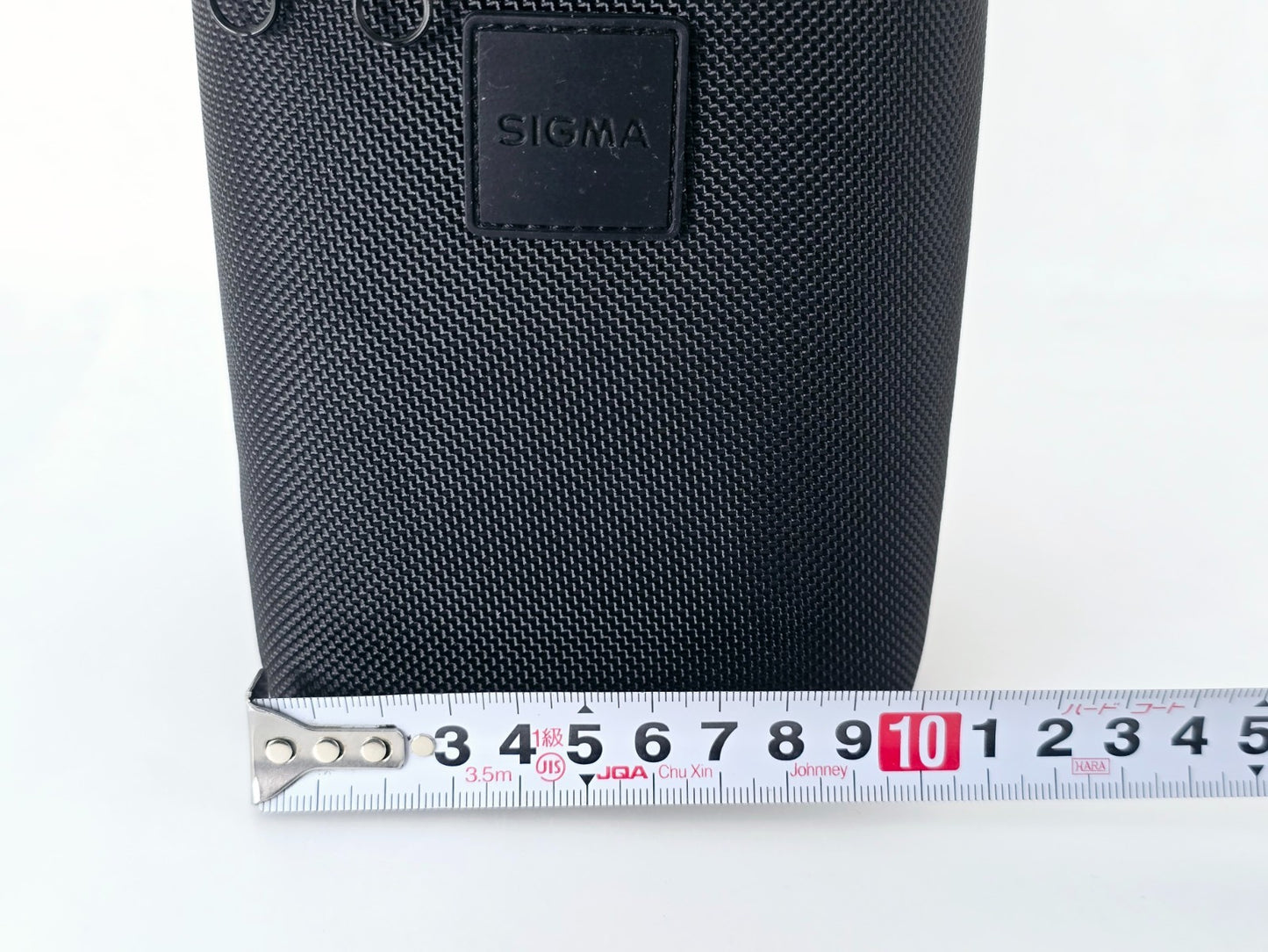 [Pre-owned] Sigma Hard Lens Case (4.3x3.9x5.9in) Vintage Protective Pouch — Mint — Japan #5072