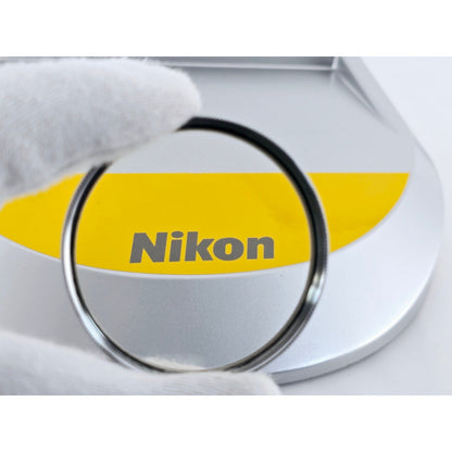 [Pre-owned] Nikon L38 52mm Chrome Frame Lens Filter — Near MINT — Japan #3690