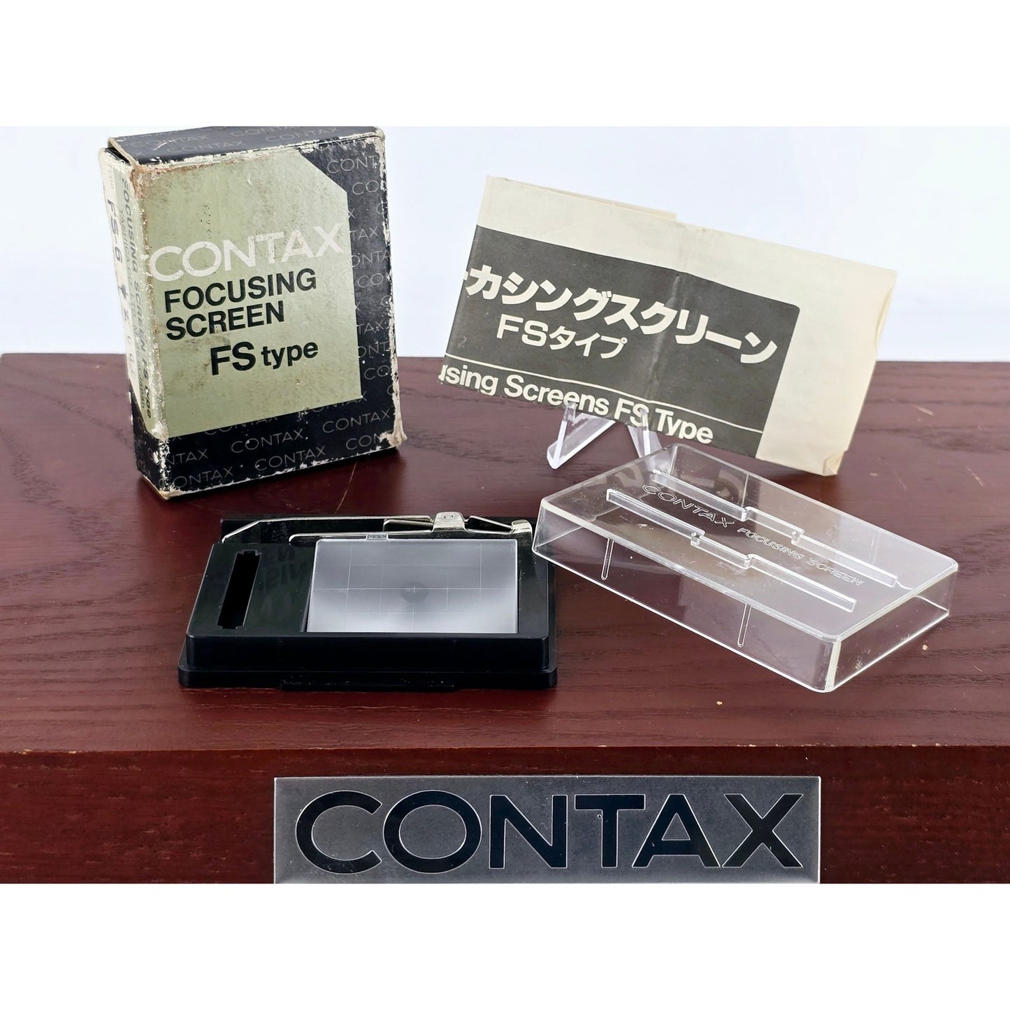 [Pre-owned] Contax Focusing Screen FS-6 Type Genuine for RTS II III — Near MINT — Japan #3977