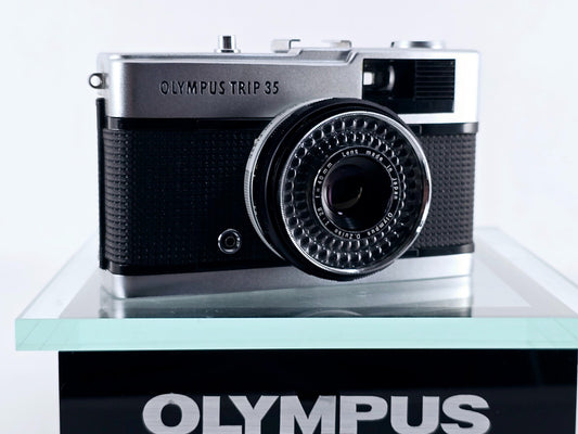 Read!!🌸[Sold As-Is] Olympus Trip 35 Point & Shoot 35mm Film Camera From JAPAN