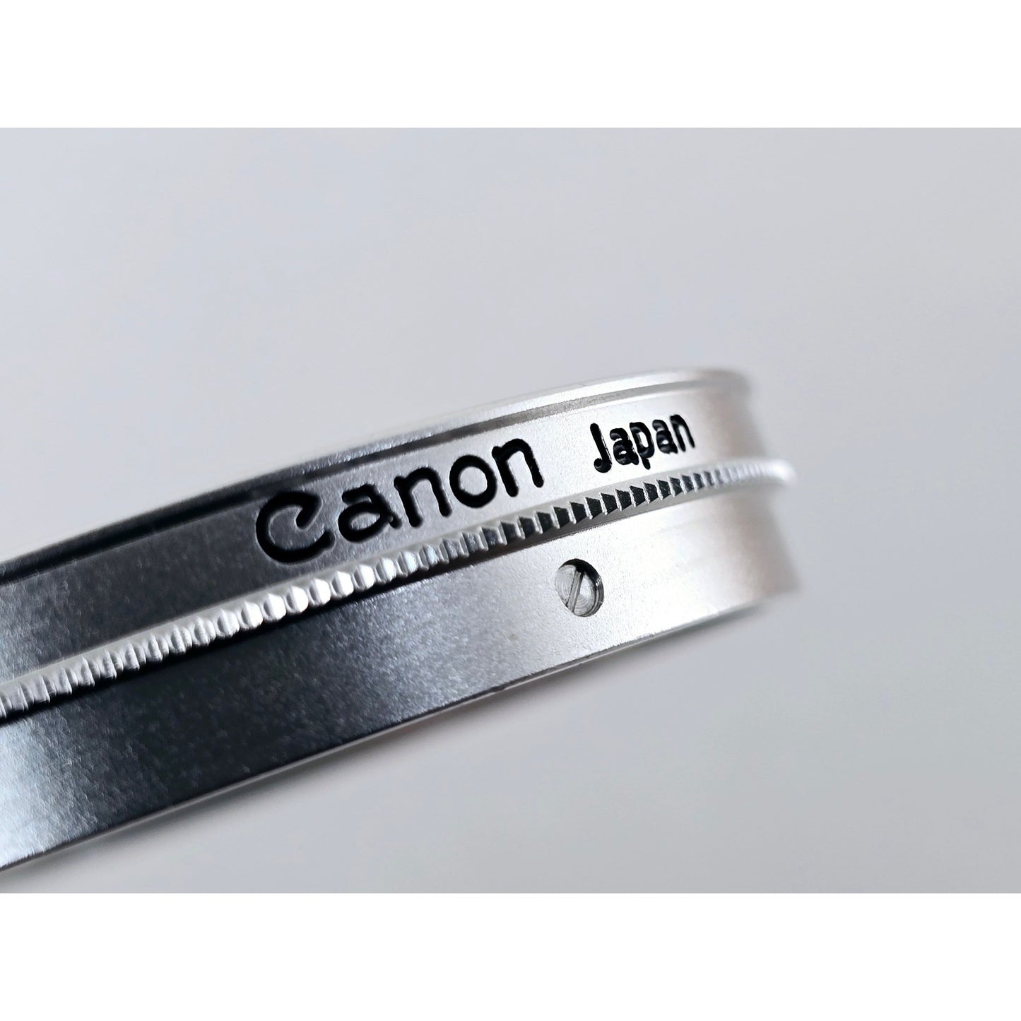 [Pre-owned] Canon Step Up Ring 50mm Clamp On to 55mm Filter Adapter — MINT — Japan #4492
