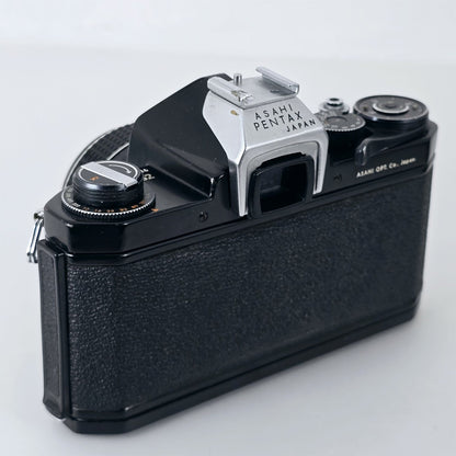 [Pre-owned] Pentax S2 Black SLR 35mm Film Camera with SMC Takumar 55mm f/1.8 — Excellent+++++ — Japan #5862