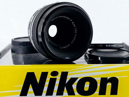 🌸[Near MINT] Nikon Non Ai Micro-Nikkor-P Auto 55mm F3.5 MF Lens From JAPAN