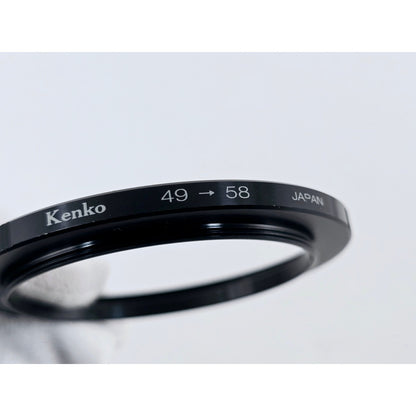[Pre-owned] Kenko 49-58 Step Up Adapter Ring — MINT — Japan #3916