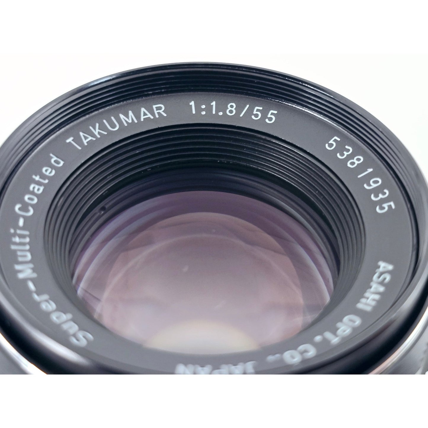 [Pre-owned] Pentax Super Multi Coated Takumar 55mm F1.8 SMC MF Lens M42 — Near MINT — Japan #4761