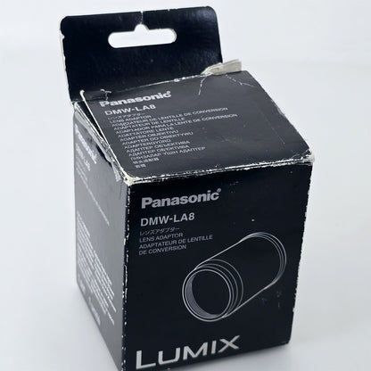 [Pre-owned] Panasonic DMW-LA8 Lumix Lens Adaptor 65.8-55mm — Top Mint — Japan #5678