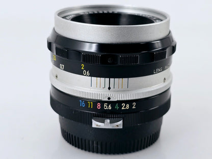 🌸[Near MINT] Nikon Non Ai Nikkor-H Auto 50mm F2 Standard MF Lens From Japan