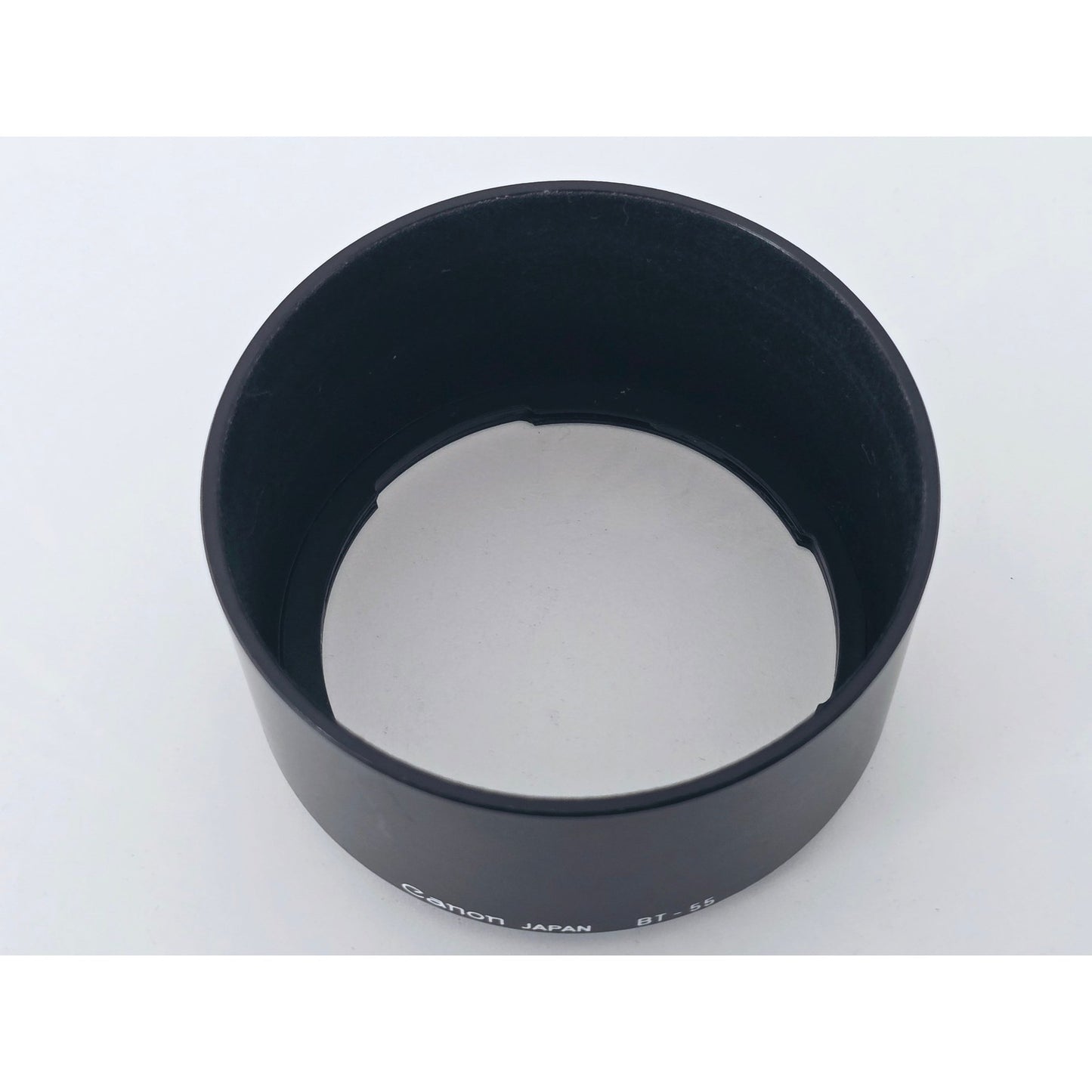 [Pre-owned] Canon BT-55 Lens Hood for Canon FD 100mm f/2.8 & 85mm f/1.8 S.S.C. — Near MINT — Japan #4673