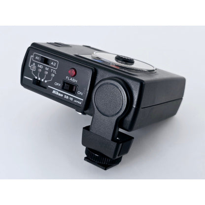 [Pre-owned] Nikon Speedlight SB-15 Shoe Mount Flash for Film Camera — MINT — Japan #5206