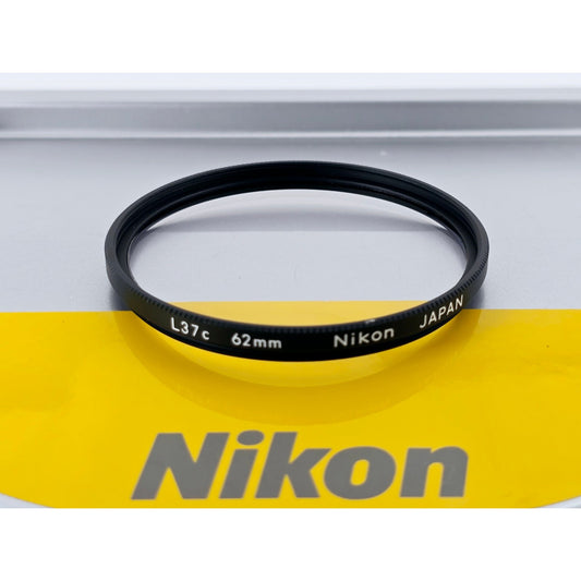 [Pre-owned] Genuine Nikon L37c 62mm UV Lens Filter — MINT — Japan #4879