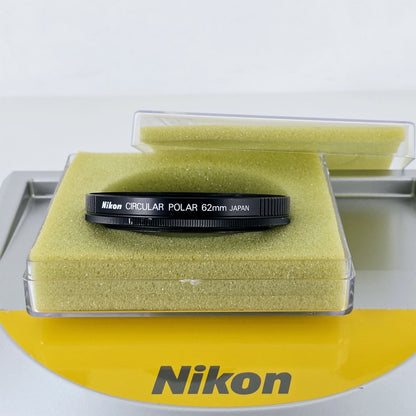 [Pre-owned] Nikon Circular Polarizing PL 62mm Filter — Excellent+++++ — Japan #5557