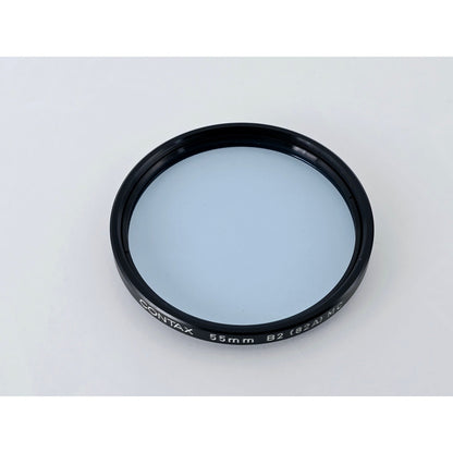 [Pre-owned] Contax 55mm B2 (82A) MC Genuine Lens Filter — Near MINT — Japan #4878