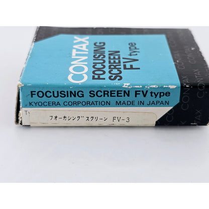 [Pre-owned] Contax Focusing Screen FV-3 Full Matte Type for RTS III — MINT — Japan #4198