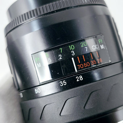 [Pre-owned] Minolta α 303Si Super Film Camera with Cosina 28-70mm & AF 75-300mm Zoom — Near Mint — Japan #5438