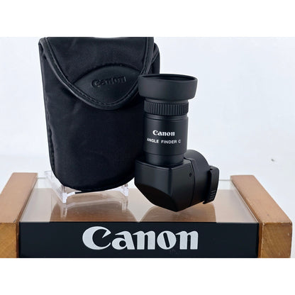 [Pre-owned] Canon Angle Finder C 1.25X-2.5X with Ed-C Adapter — MINT — Japan #5205
