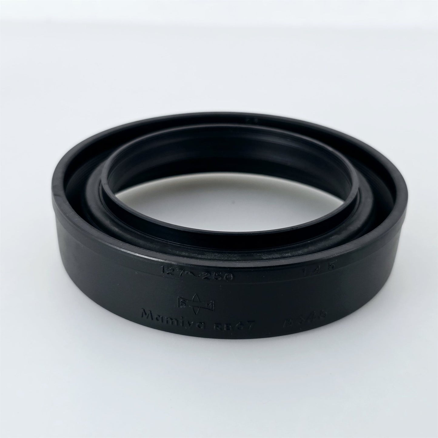 [Pre-owned] Mamiya 77mm Rubber Lens Hood for RB67 M645 127-250mm 145mm — Mint — Japan #5510