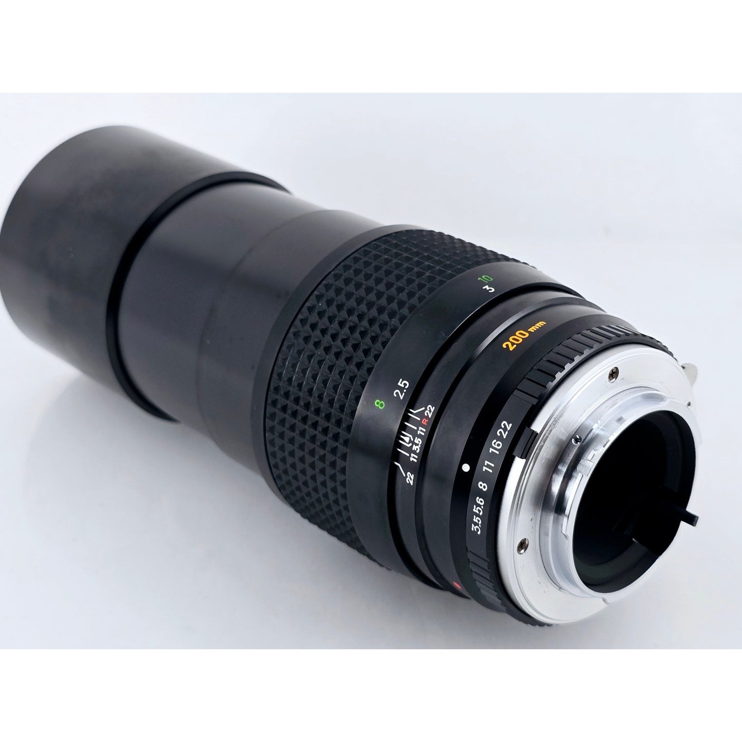 [Pre-owned] Minolta MC Tele Rokkor-QF 200mm F3.5 MF Telephoto Lens — Near MINT — Japan #3491