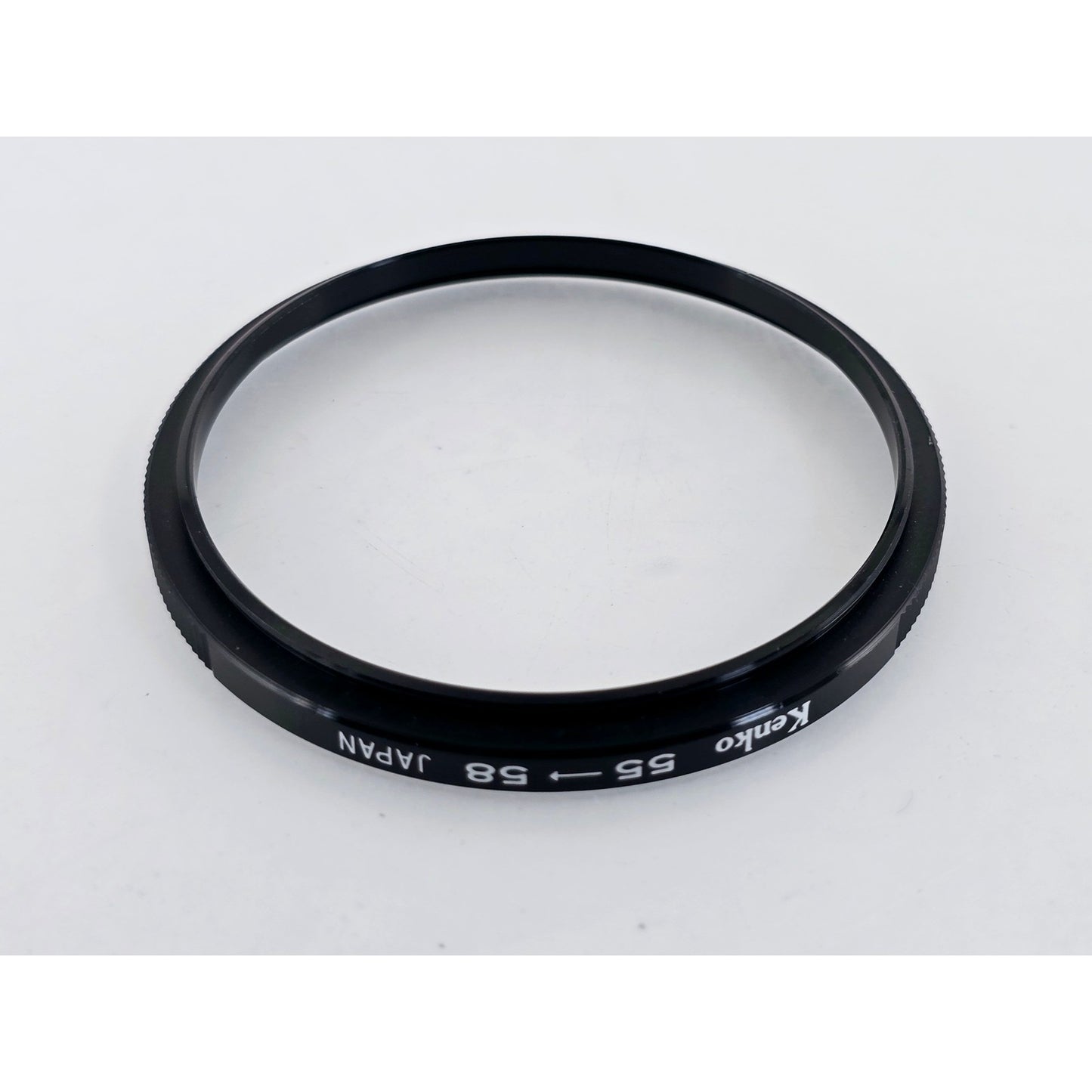 [Pre-owned] Kenko Metal Step Up Adapter Ring 55mm Lens to 58mm Filter — MINT — Japan #3918