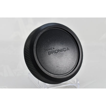 [Pre-owned] Zenza Bronica ETR Body Cap & Rear Lens Cap — Top MINT — Japan #2186