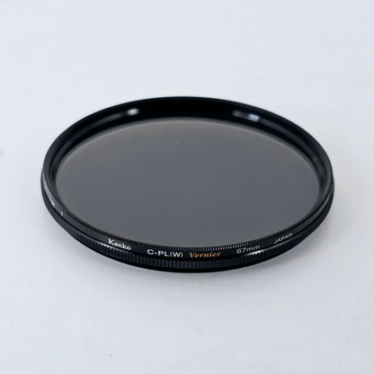 [Pre-owned] Kenko C-PL (W) Vernier 67mm Circular Polarizing Lens Filter — Near MINT — Japan #4305