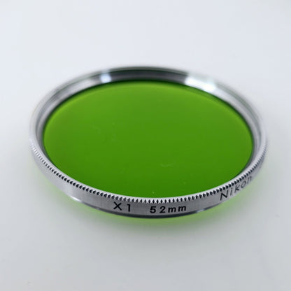 [Pre-owned] Nikon 52mm Filter Set (A12 X0 X1 Y48 B2 R60, 6 pcs) — Near Mint — Japan #5397