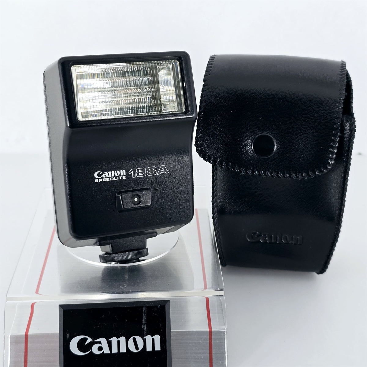 [Pre-owned] Canon Speedlite 188A Shoe Mount Flash for AE-1 A-1 AV-1 — Mint — Japan #5527