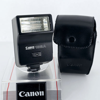 [Pre-owned] Canon Speedlite 188A Shoe Mount Flash for AE-1 A-1 AV-1 — Mint — Japan #5527