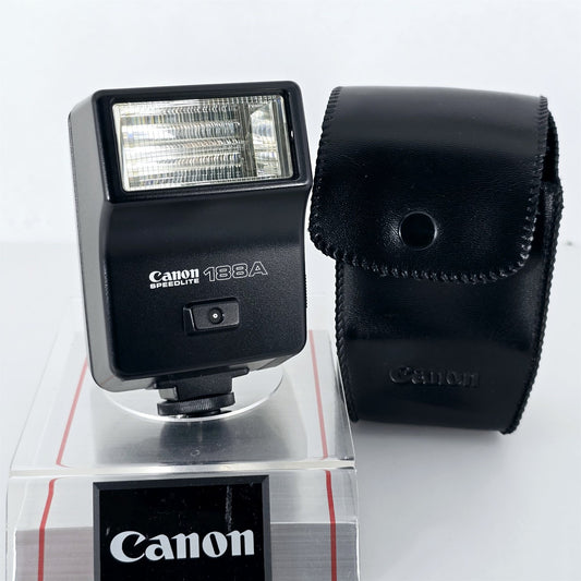 [Pre-owned] Canon Speedlite 188A Shoe Mount Flash for AE-1 A-1 AV-1 — Mint — Japan #5527
