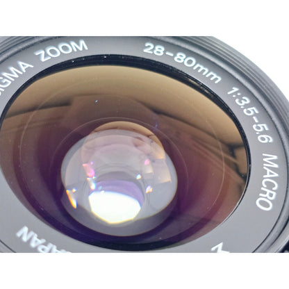 [Pre-owned] Sigma Zoom 28-80mm F3.5-5.6 Aspherical Macro Lens for Nikon F — Near MINT — Japan #4949