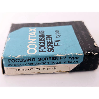 [Pre-owned] Contax Focusing Screen FV-4 Grid Mat Type for RTS III — MINT — Japan #2757
