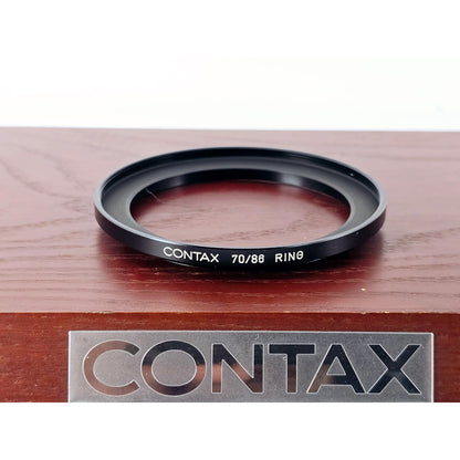 [Pre-owned] Contax Genuine Metal 70/86 Step Up Ring Adapter — MINT — Japan #4234