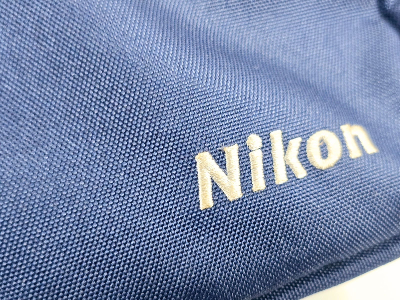 🌸[Near MINT] Genuine Nikon Camera Lens Shoulder Bag Nylon Navy blue From JAPAN