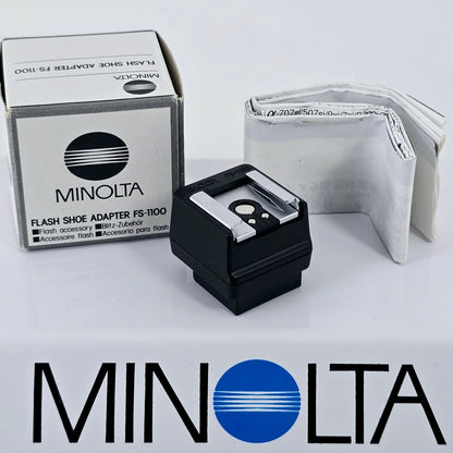 [Pre-owned] Minolta FS-1100 Flash Unit Hot Shoe Adapter — Unused — Japan #4612