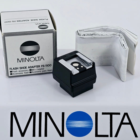 [Pre-owned] Minolta FS-1100 Flash Unit Hot Shoe Adapter — Unused — Japan #4612
