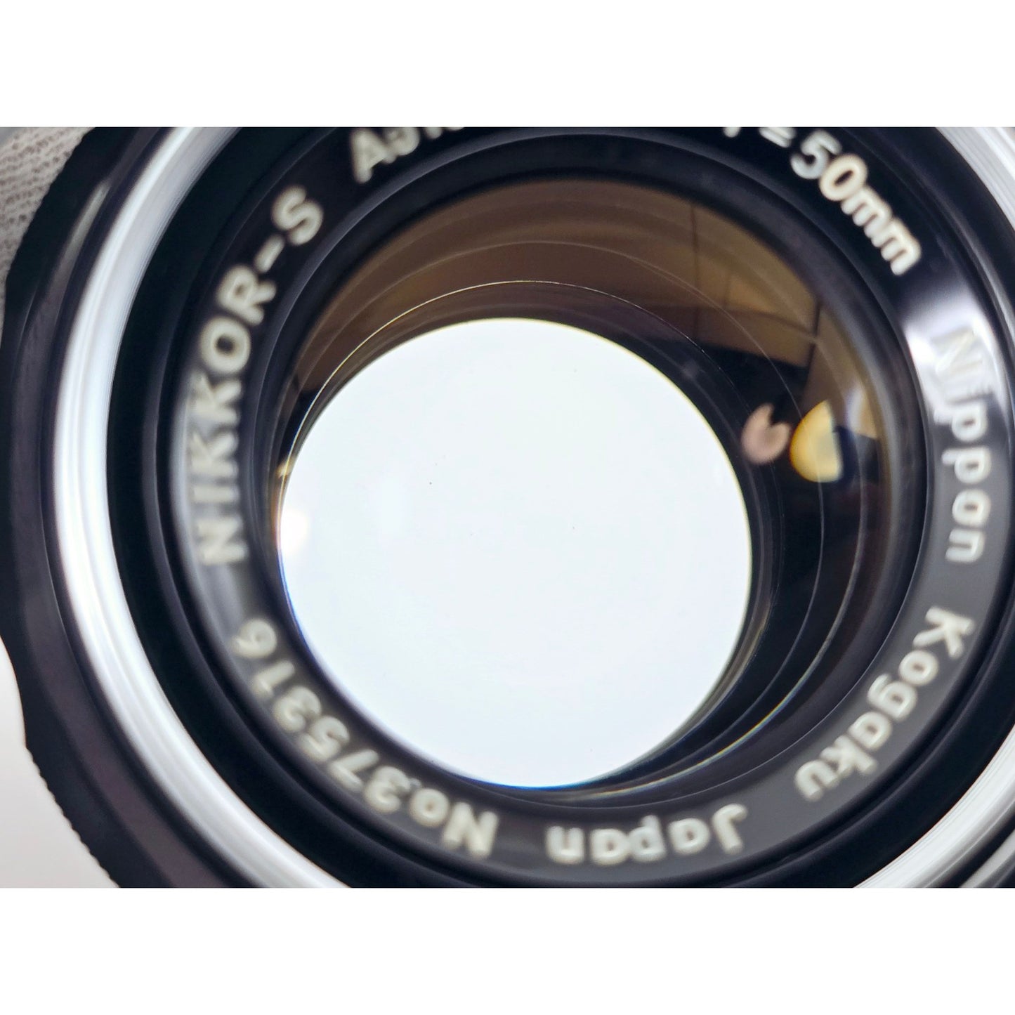 [Pre-owned] Nikon Non-Ai Nikkor-S Auto 50mm F1.4 MF Lens (6 Blades, Early) — Near MINT — Japan #4753