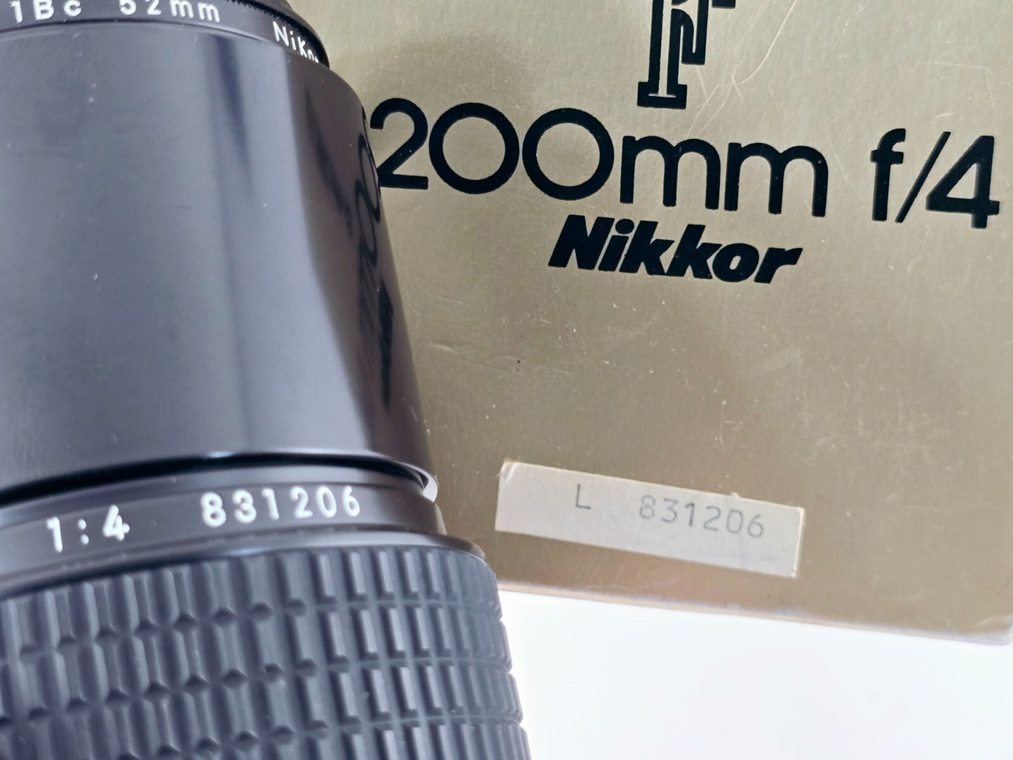 🌸[Near MINT+++] Nikon Ai Nikkor 200mm F4 Telephoto MF Lens F Mount From Japan