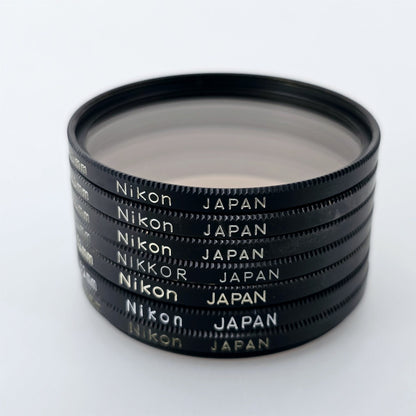 [Pre-owned] Genuine Nikon L1A 52mm Skylight Lens Filter (Set of 7) — Near Mint — Japan #5449