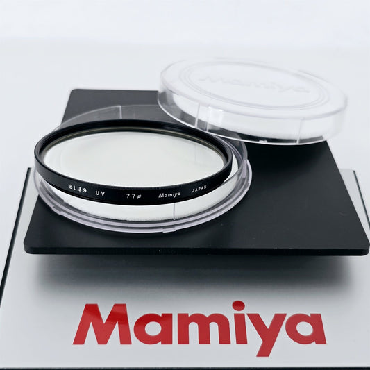[Pre-owned] Genuine Mamiya SL39 UV 77mm Lens Protective Filter — Mint — Japan #5425