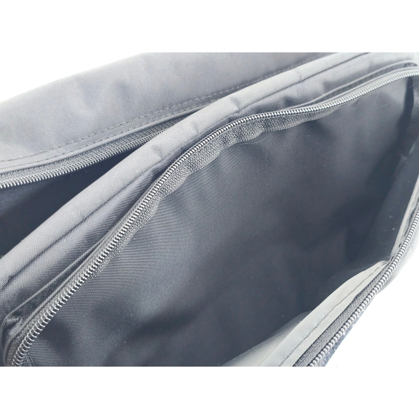 [Pre-owned] Genuine Minolta Camera Lens Shoulder Bag (Nylon, Black) — Near MINT — Japan #5073
