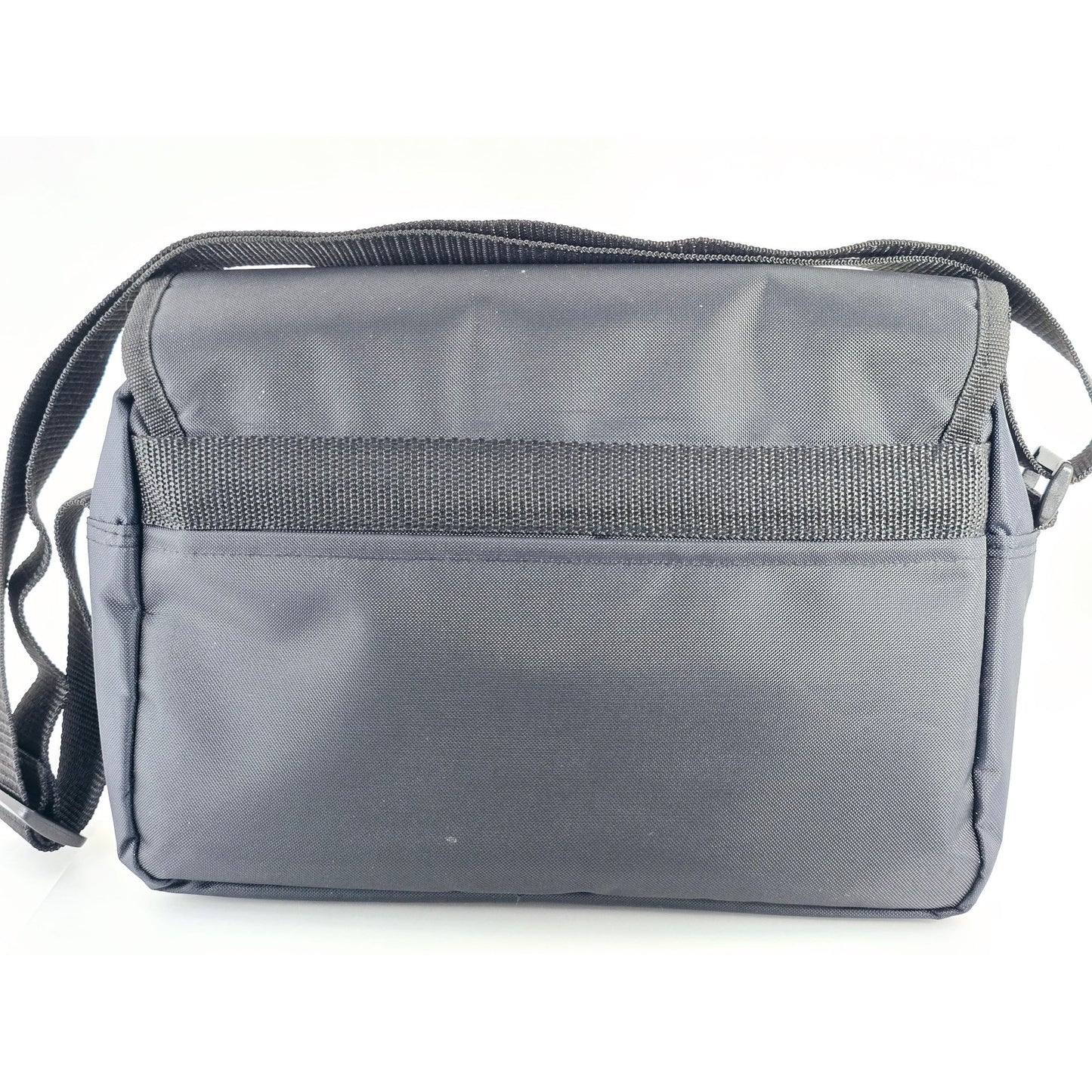 [Pre-owned] Genuine Minolta Camera Lens Shoulder Bag Nylon Black — Near MINT — Japan #5069