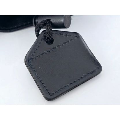 [Pre-owned] Contax GCL-1 Genuine Original Leather Pouch Lens Case — MINT — Japan #3590