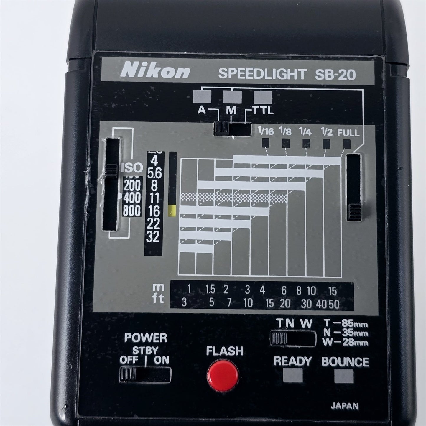 [Pre-owned] Nikon Speedlight SB-20 Shoe Mount Flash for F-501 F-801 F4 F90 — Near MINT+++ — Japan #5272